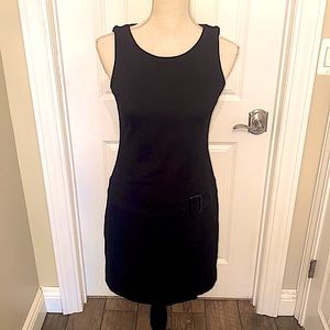 White House Black Market Black Drop Waist Dress Size 0
